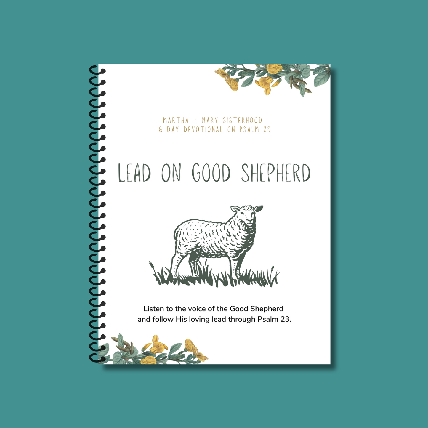Lead on Good Shepherd Devotional (Spiral bound)