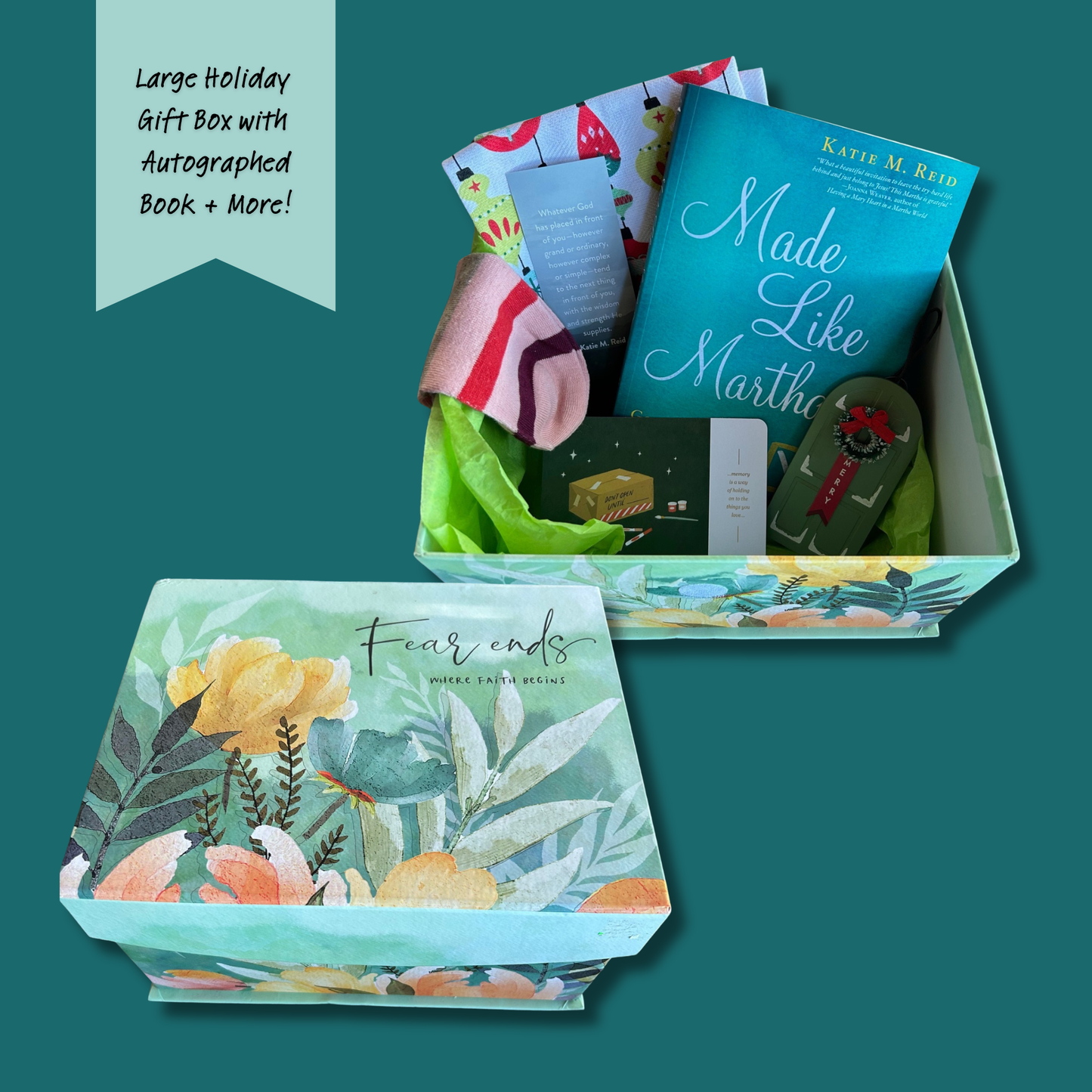 Large Holiday Gift Box with Autographed Book + More!