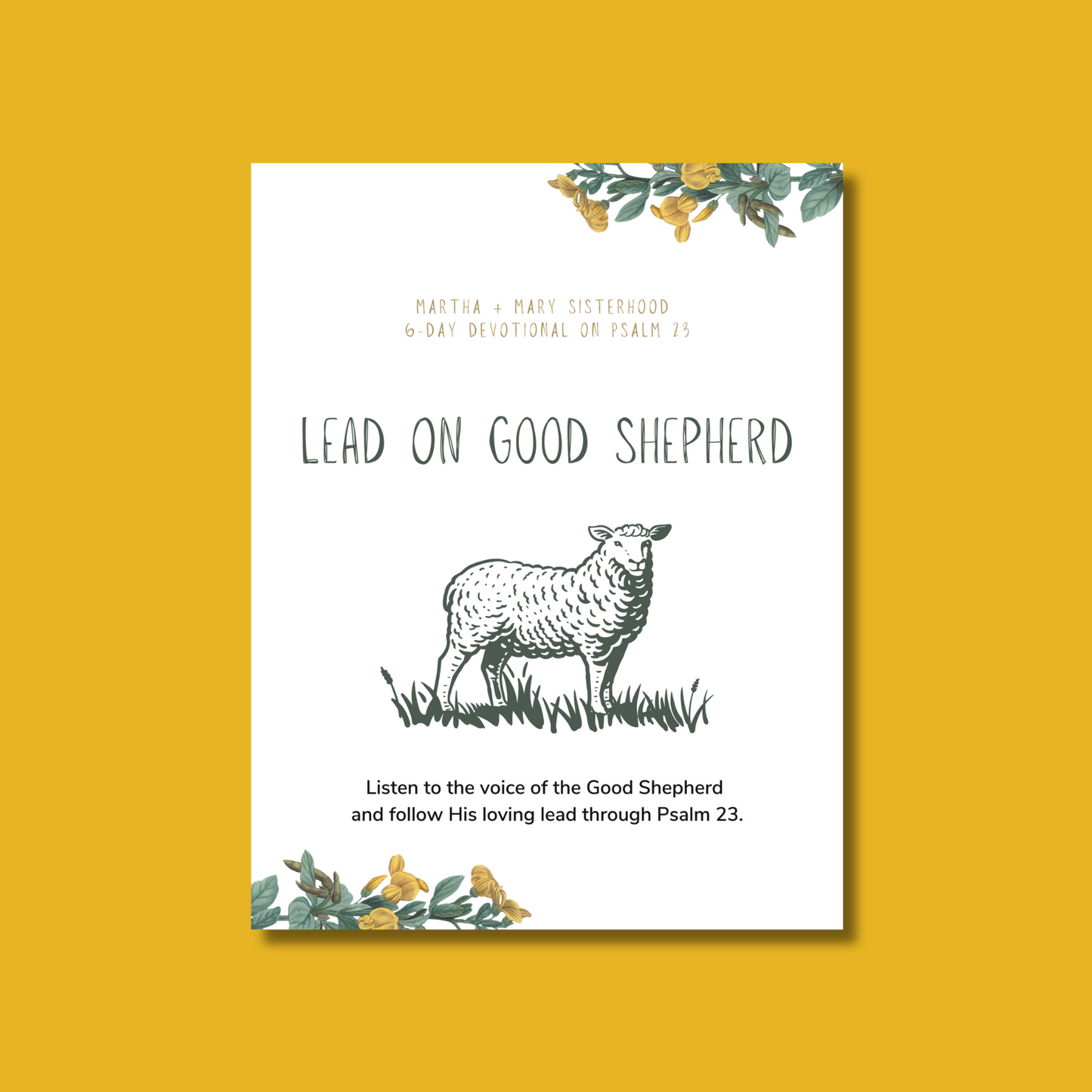 Lead On Good Shepherd Devotional (Digital Download)